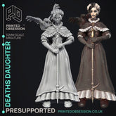 Death's Daughter 3D-printed model